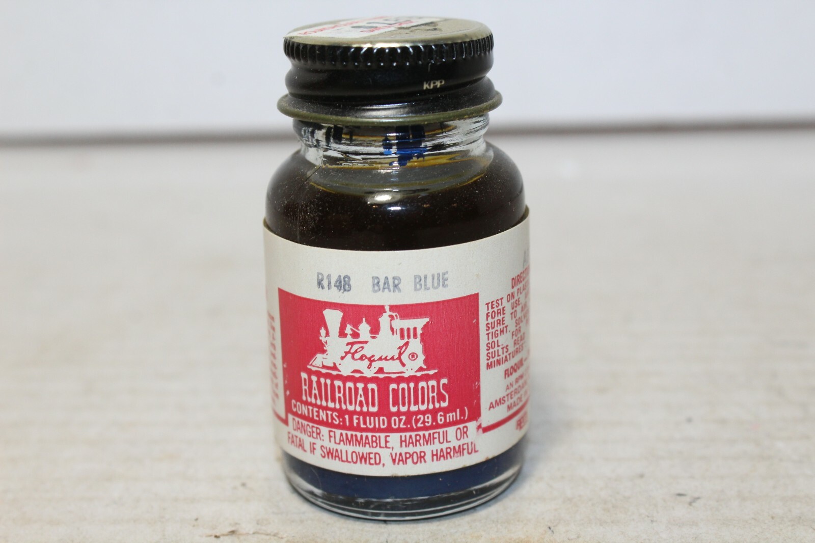 FLOQUIL RAILROAD COLORS MODEL PAINT 1oz R148 B.A.R. Blue JB for