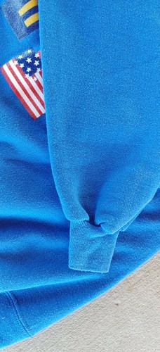 Vtg 1980s USA Soccer Print Made in USA Hanes Made in USA Sweatshirt Youth (XL) - Picture 4 of 5