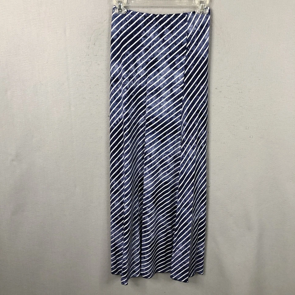 Юбка женская Cynthia Rowley маленькая синяя макси галстук окрашенная в полоску богемное пляжное матросское - Изображение 2 из 4