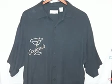 Retro Bowling Charlie Sheen Shirt Camp Lounge Cocktail Guayabera Chan Vacation