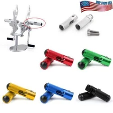 CNC Folding Foot Pegs Footpeg Rear Set Rest Racing For Universal Motorcycle*