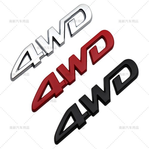 4WD 3D Badge Emblem Sticker Decal for Toyota RAV4 and Universal - OZ stock - Picture 2 of 12