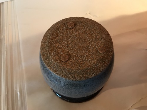 Maceta maceta de estudio de esmalte de goteo de 5"" de alto x 5"" de diámetro - Imagen 4 de 5