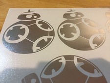 BB8 Star Wars Decal Force Awaken Vader walker vinyl Car Laptop Wall Sticker Bb-8