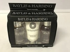 Baylis & Harding For Him Men's Traveler Black Pepper & Ginseng 3 Piece Set