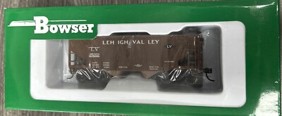 Bowser HO Scale RTR #42266 55 Ton Fishbelly Hopper Lehigh Valley #25222 NIB