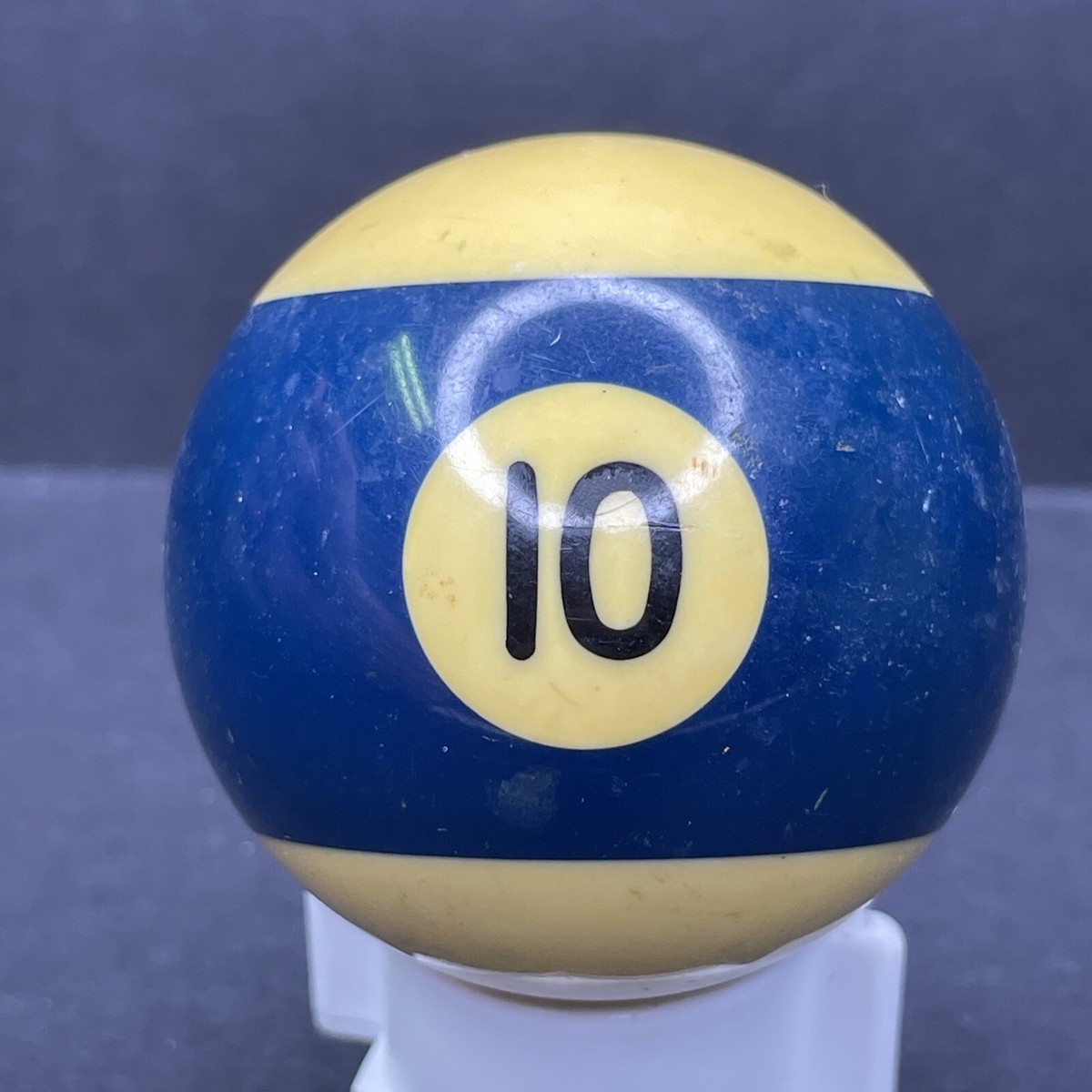 Vintage 1970s #10 Billiards British English Eight-Ball Pool Ball 2