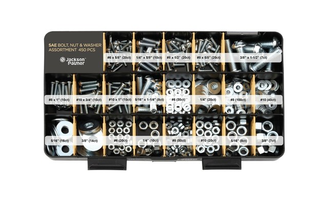 Deluxe Hardware Assortment Kit With Professional No Mix Case 1300 Piece ...