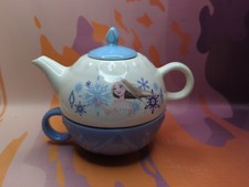 Disney Zak Designs Frozen Elsa 3 Piece Stacking Ceramic Tea Set