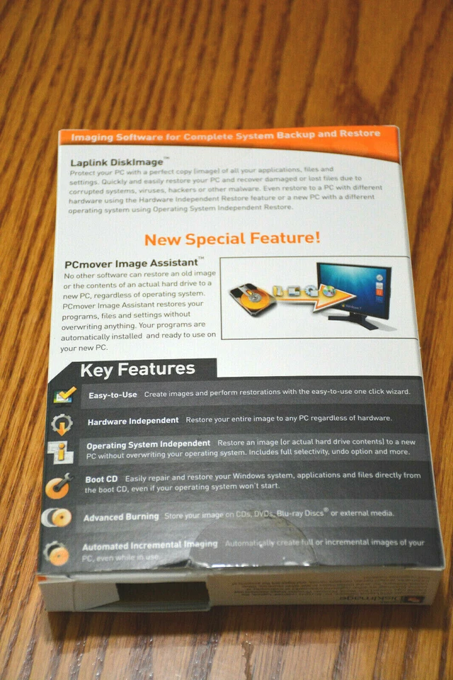 Brand new, sealed, Laplink Disk Image Backup & Recovery Software. - Image 2 of 3