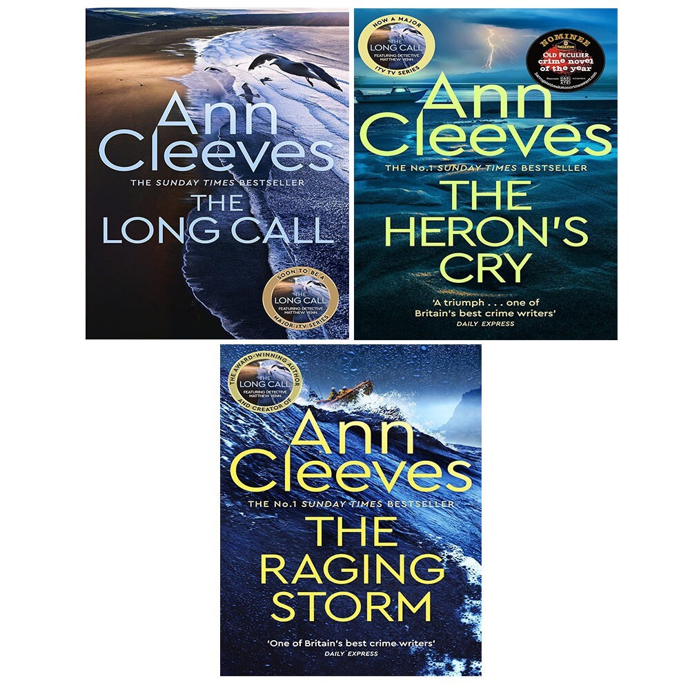 Two Rivers Series Collection 3 Books Set by Ann Cleeves Long Call, Heron's Cry