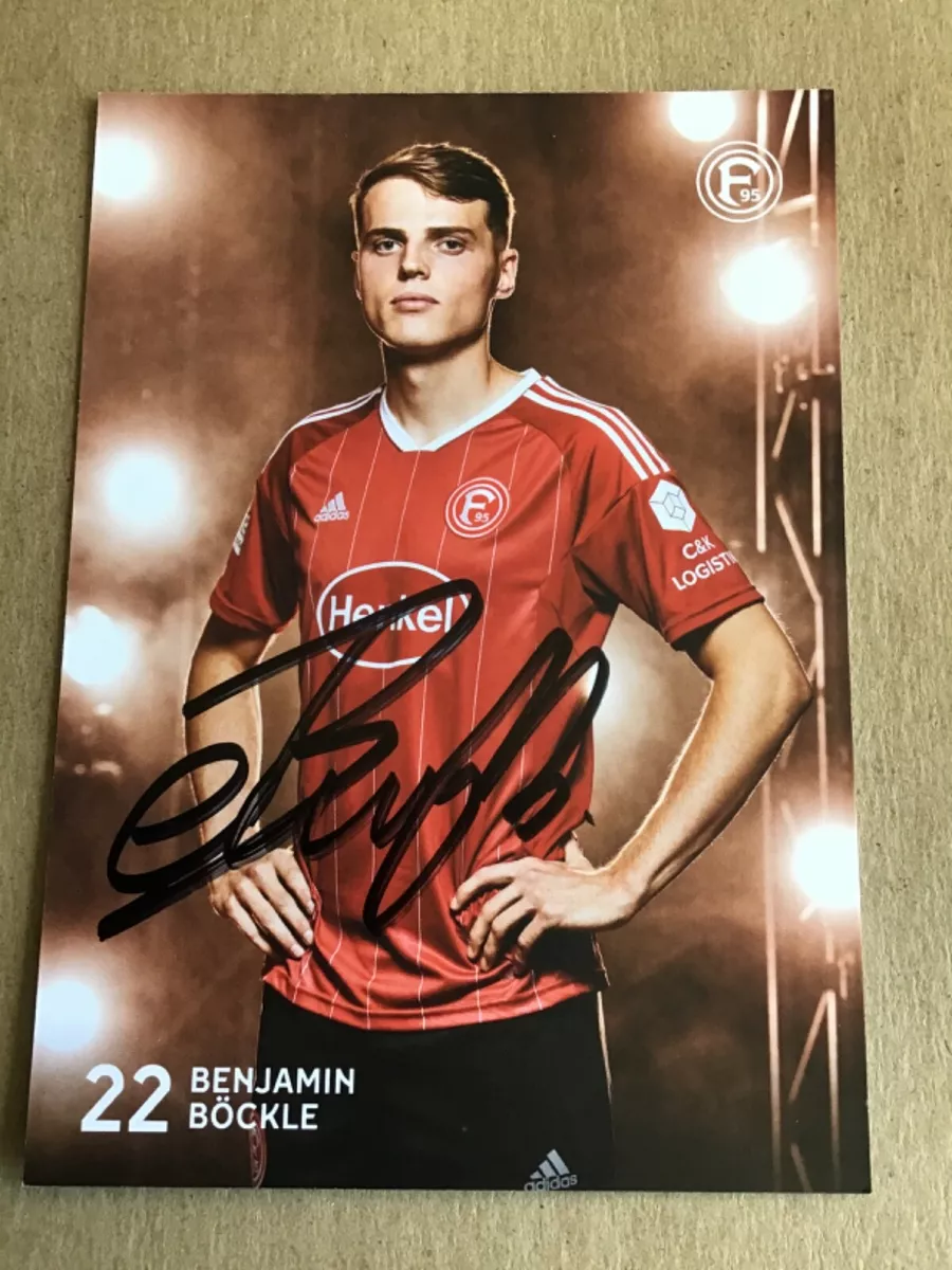 Benjamin Böckle, Austria 🇦🇹 Fortuna Düsseldorf 2022/23 hand signed