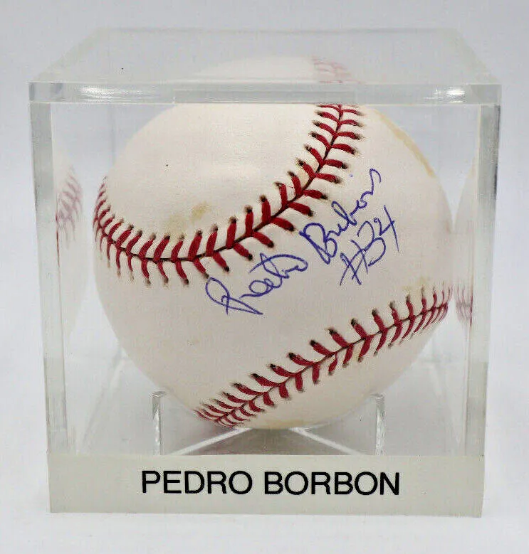 Pedro Borbon Sr autographed Baseball
