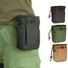 Tactical Magazine Utility Drop Dump Molle Pouch Military Gun Bag Heavy Duty