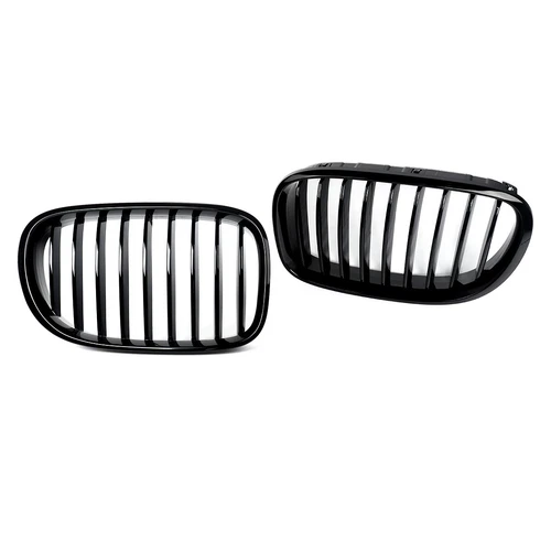 For BMW F01 F02 F03 F04 2009-2015 2Pcs Gloss/Matte Black Front Bumper Grille ABS - Picture 8 of 20