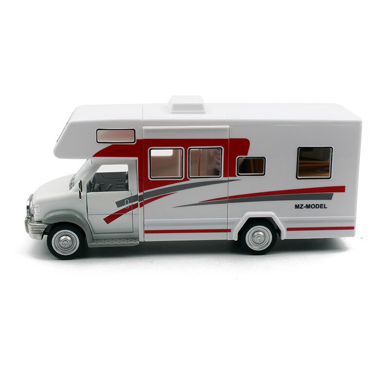 Luxury Camper Van Motorhome 128 Model Car Diecast Toy Vehicle Gift Red Kids eBay