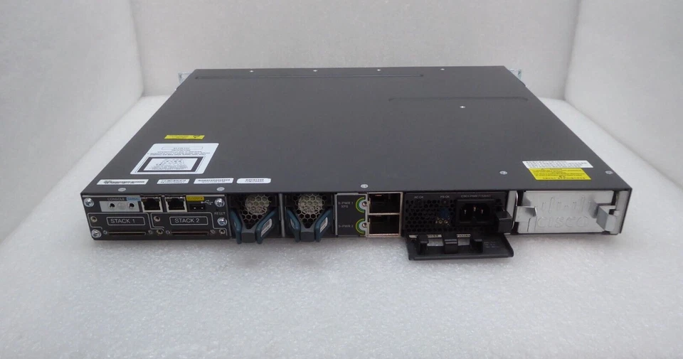 Cisco WS-C3750X-48P-L • 48-Port PoE+ Gigabit Switch1 YEA 1x C3KX-PWR-715WAC - Image 2 of 2