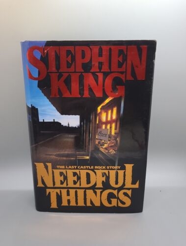 Needful Things Stephen King 1991 True 1st Edition Castle Rock Dark Tower Horror - Picture 1 of 14