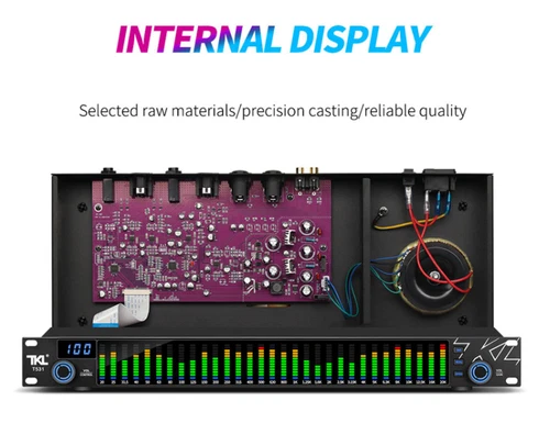 TKL T531 Digital Equalizer EQ Rauschunterdrückung Spektrumanzeige 31 Bänder KTV - Bild 5 von 6