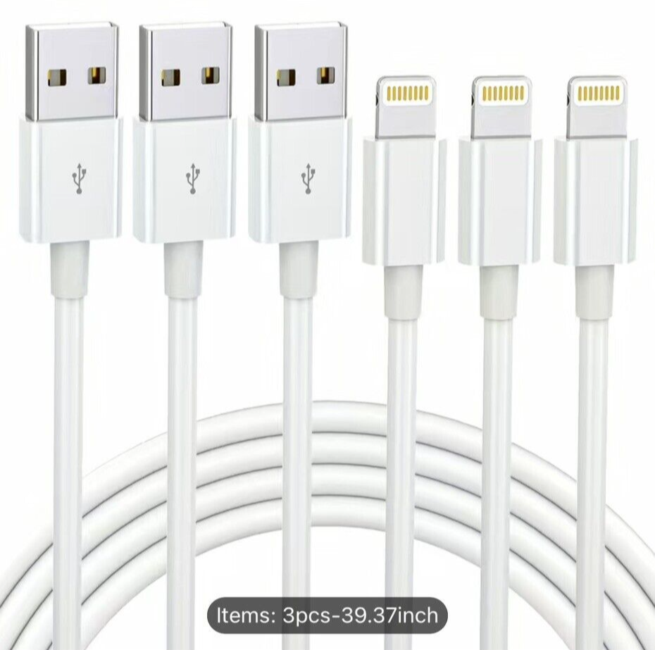 3Pack 20W USB Fast PD Adapter Charger Cable For iPhone 14/13/12/11