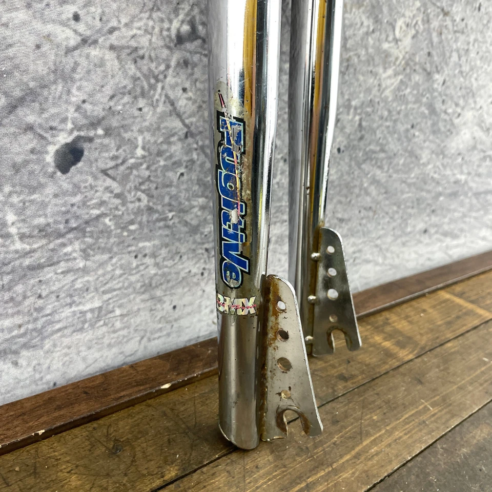 Vintage BMX Fork 1 in Threaded Old School BMX Freestyle 20 Chrome Fugitive 1" - Image 2 of 4