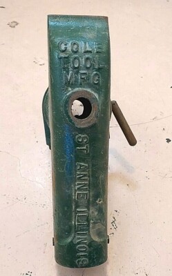 VTG. COLE TOOL MFG Blacksmith No11 Post Vise Anvil ST. ANNE IL