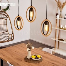 Boho Salon Sypialnia Jadalnia Pokój Oświetlenie Lampy wiszące Lampy wahadłowe Drewno 