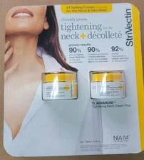 StriVectin TL Advanced Tightening Neck Cream Plus Size 1 oz 30 ml Lot of 2 jars