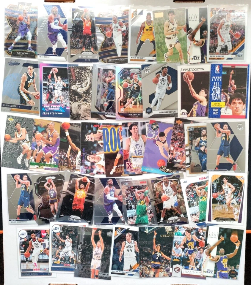 (170x) Utah Jazz ENORME LOTE - Stockton Malone Mitchell Gobert - PRIZM - Novato Foto 2 de 4