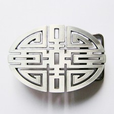 Traditional Chinese Lucky Knot Belt Buckle