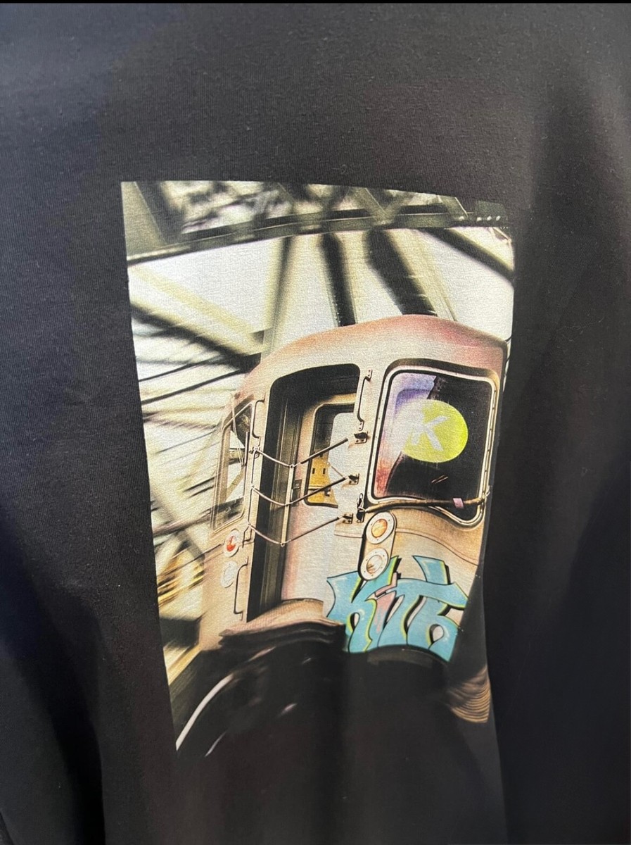 ☆ KITH Express Train tee グラフィックTシャツ ☆ Kith NYC INSTORE EXCLUSIVE K Train Graffiti Tee | XL | Black
