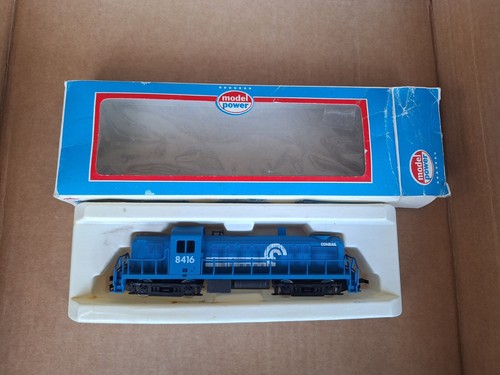 Model Power Conrail 6845 HO Scale Alco RS-2 Diesel Locomotive Train 8416 Blue