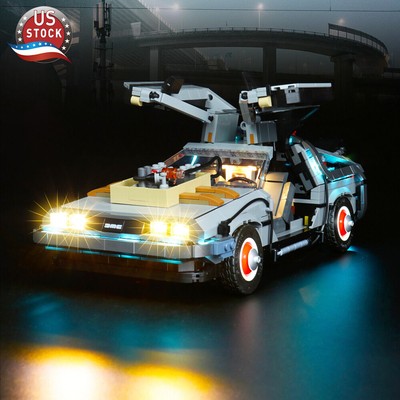 LocoLee LED Light Kit for Lego 10300 Back to the Future DeLorean Time ...
