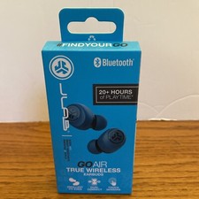 JLab GO Air Pop True Wireless Earbuds Blue Bluetooth NEW 20 Hrs Playtime