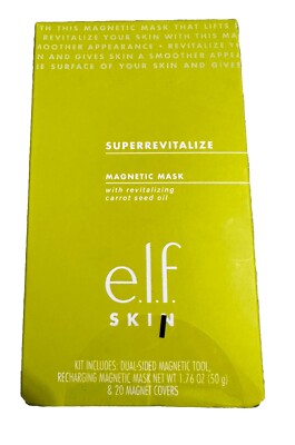 New Face Mask W/ Revitalizing Carrot Seed Oil Elf Skin Super Revitalize Magnetic