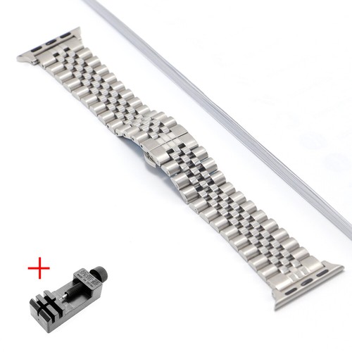 For iWatch Ultar 49mm SE 10 9 8 7 6 5 4 38/42/45/46mm Stainless Steel Band Strap - 第 13/26 張圖片