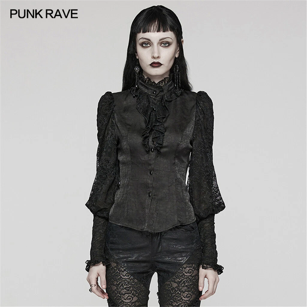 Punk Rave Gothic Blouse Tops for Women for sale | eBay