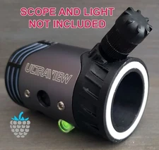 Aiming Rings for Ultraview UV3 31mm  Scope with Light Port - 3 Thread Sizes