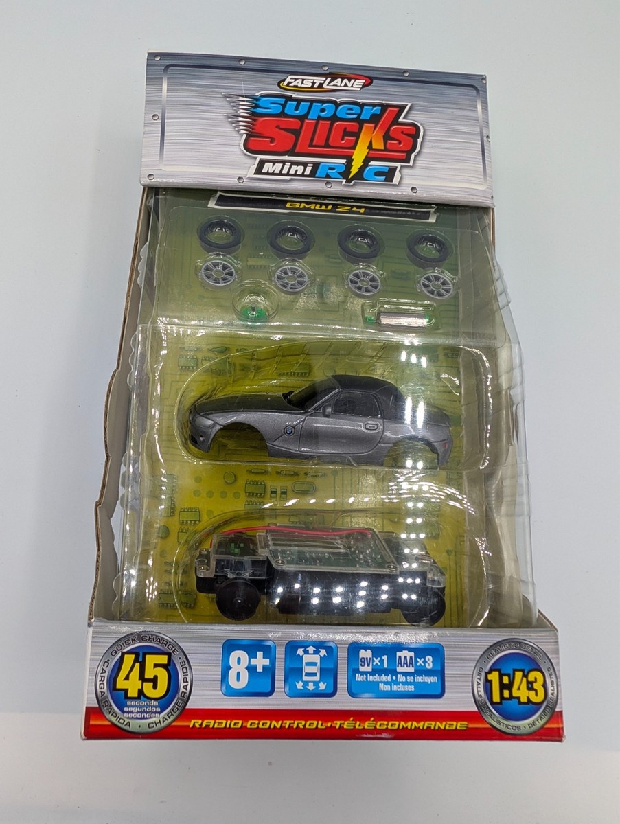 Fast Lane Super Slicks Mini RC BMW Z4 1:48 Scale Racing Kit - Rare