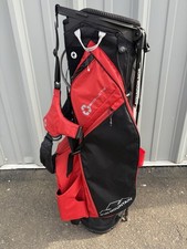 MINTY SUN MOUNTAIN GOLF ECO LITE Stand Bag - Red, Dual Strap, 4-Way, Lightweight