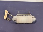 Vintage Art Deco 1930-1940 Light frosted cylinder glass Over The Bed Lamp WORKS!