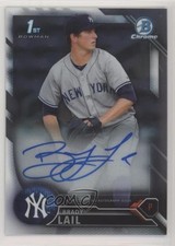 2016 Bowman Chrome Prospect Auto Brady Lail #CPA-BL Auto 9x7