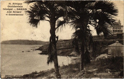 CPA Sénégal Dakar - Le Gouvernement Général - Noir Et Blanc, Années 1900