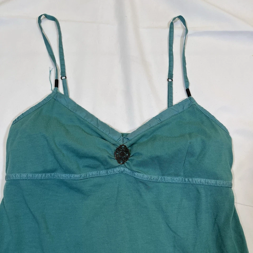 Camiseta Vintage Ezra Abercrombie & Fitch Cami Tamanho P Embelezada Babydoll Coquette Y2K - Imagem 3 de 4
