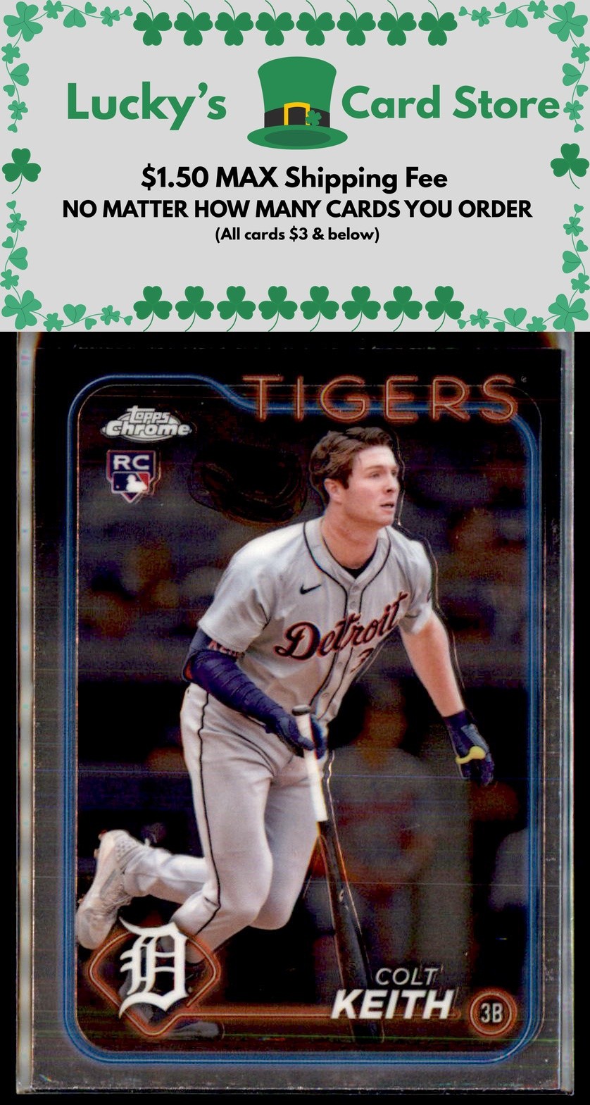 2024 Topps Chrome Update #USC8 Colt Keith Rookie
