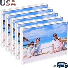 Acrylic Picture Frame UV Resistant Multi Pack Easy Change Display Tabletop 5x7