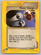 2002 POKEMON EXPEDITION BASE SET POWER CHARGE 147/165 UC NM A104894 FREE S&H