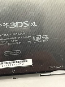 NEW NINTENDO 3DS XL RED-001, CONSOLE & CHARGER ONLY , TESTED & EXCELLENT !!!