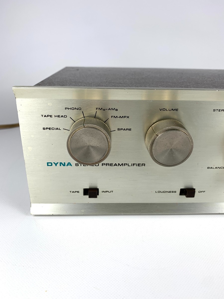 Vintage Dyna PAS 3X Stereo Tube Preamplifier Hifi Preamp 12AX7