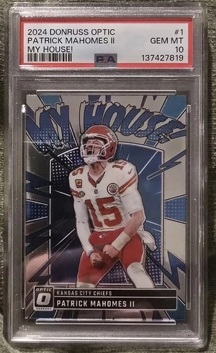2024 Donruss Optic Patrick Mahomes II My House PSA 10